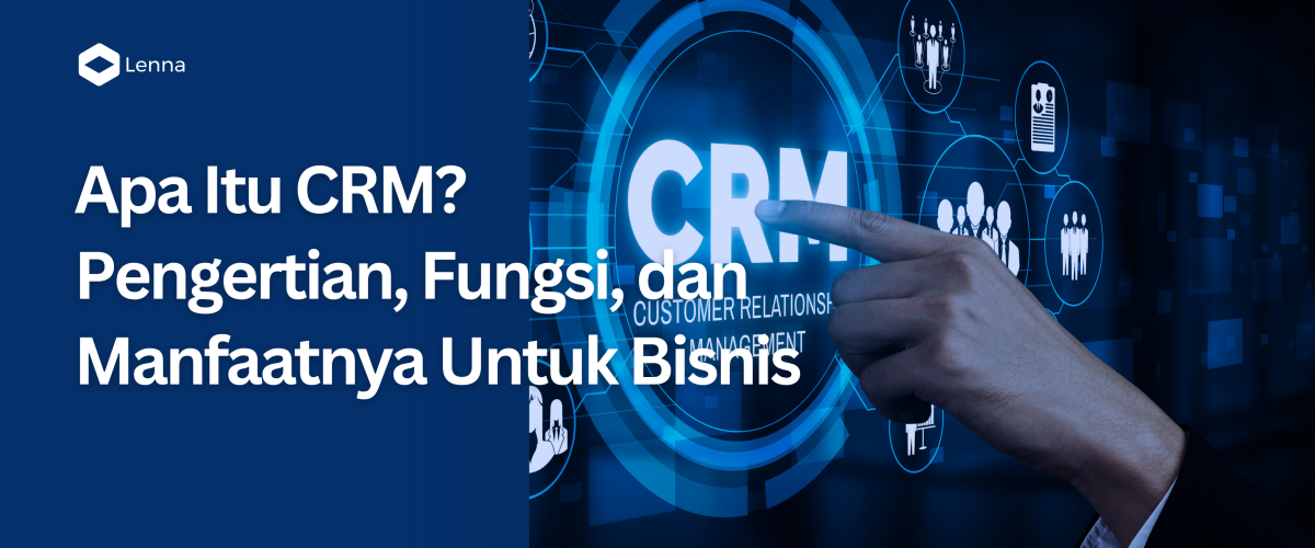 Ilustrasi sistem CRM (Customer Relationship Management) yang digunakan untuk mengelola data pelanggan, meningkatkan penjualan, dan memperkuat hubungan dengan pelanggan.
